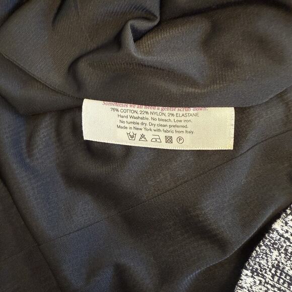 MM Lafleur Midi Sheath Dress Womens Size 3X Black White Print Office Career - Picture 5 of 7